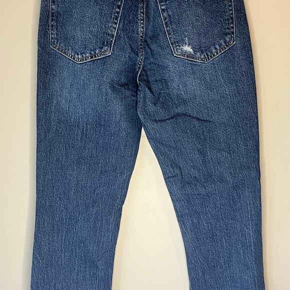 Aeropostale Dark Wash Distressed Mom Jean Size 000 Reg - Picture 9 of 12